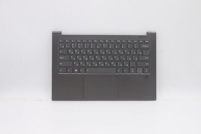 Верхняя панель с клавиатурой (топкейс) для ноутбука Lenovo Yoga C940-14. раскладка - русская, с подсветкой, серая (5CB0U44230), оригинал