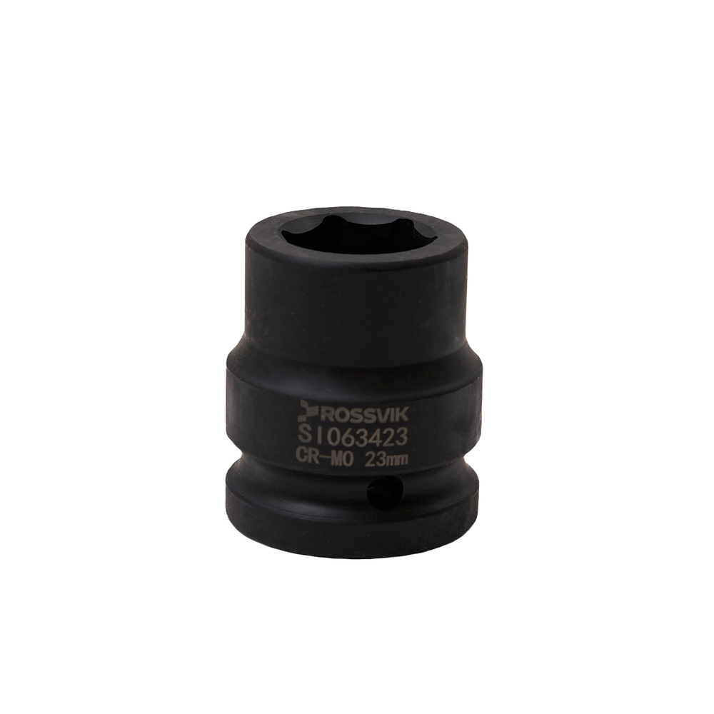 SI063423 Головка торцевая ударная 6-гранная ROSSVIK 3/4", 23мм