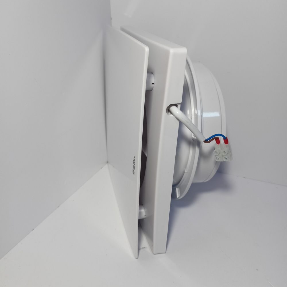 Вытяжной канальный вентилятор Ballu BAF-SL 150 V бесшумный для ванной комнаты, туалета, кухни и бани, 150 мм