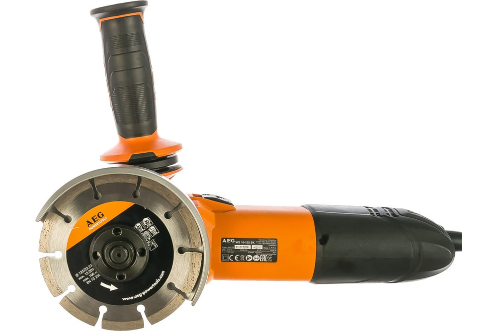 Шлифмашина угловая AEG WS10-125SK 4935451303 в кейсе