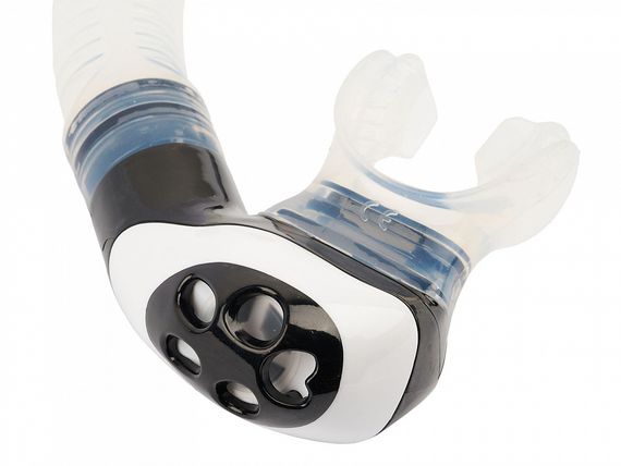 Набор маска+трубка в сумке Sargan Баттерфляй-М прозрачный/прозрачный