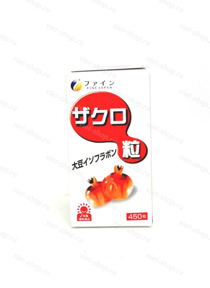 Комплекс для женщин с экстрактом граната и изофлавонами сои Fine Japan Pomegranate Grain, 450 шт.
