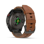 Умные часы Garmin Fenix 8 Pro 47mm, Amoled/Sapphire, Carbon Grey DLC Titanium wiht Chestnut Leather Band + Black/Pebble Gray Silicon Band (010-03198-40)