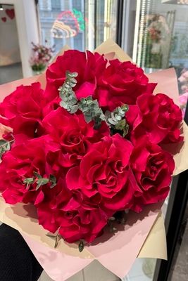 Букет из французских роз 9шт