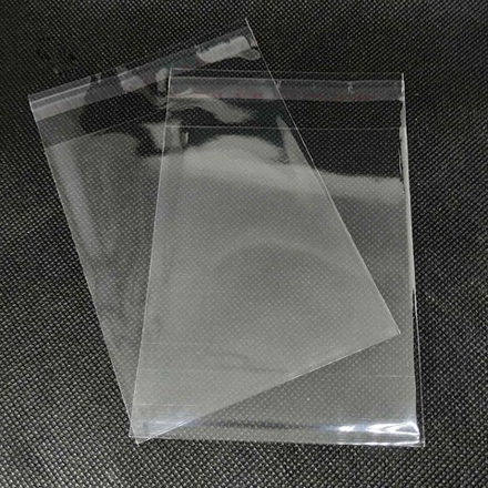 Пакеты 8х8+2 см. БОПП 100/500/1000 штук прозрачные с клеевым клапаном