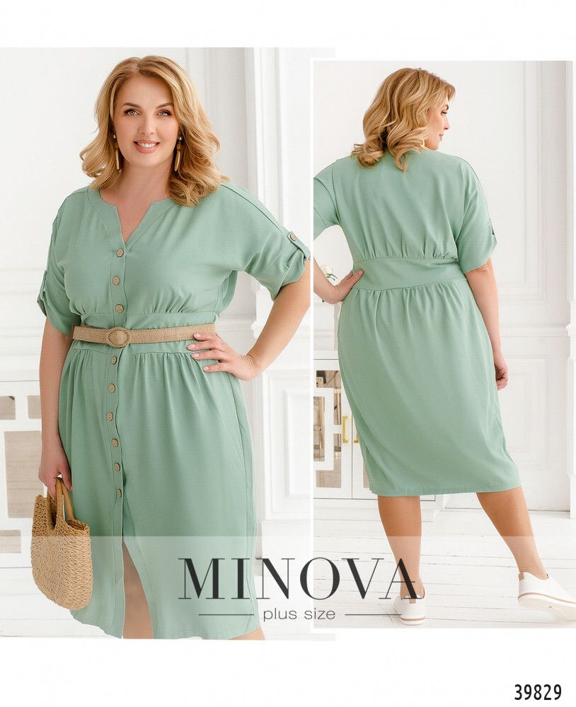 Платье 129-хаки Minova Платье 129-хаки Minova