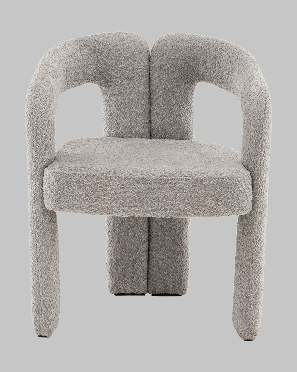 Стул Болинджер букле светло-серый
