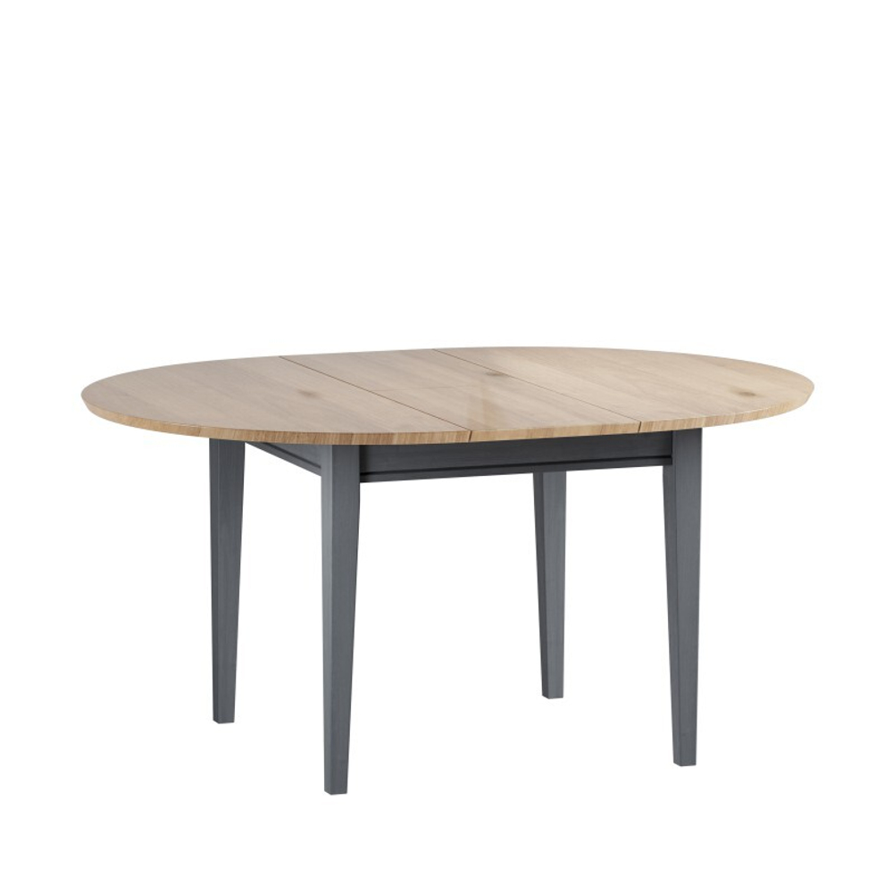 Стол обеденный раскладной «Форест»/«Сканди» 110/145 серый 7046/антик 76145