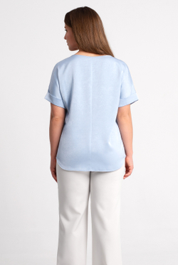 Блузка женская 4581з, голубой #270Гол094581з