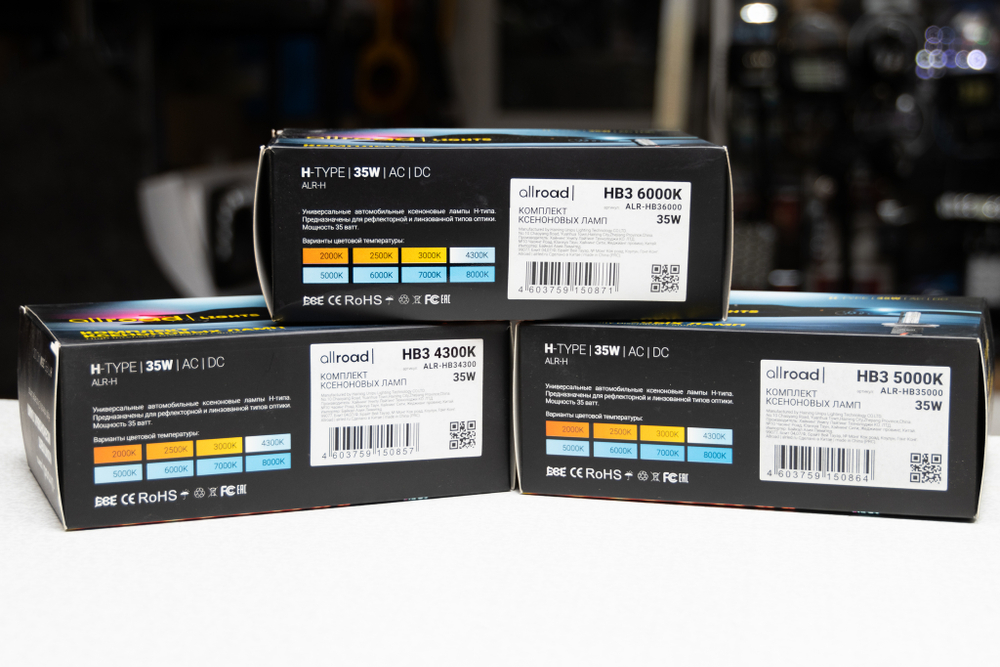 Ксеноновые лампы Allroad HB3 AC