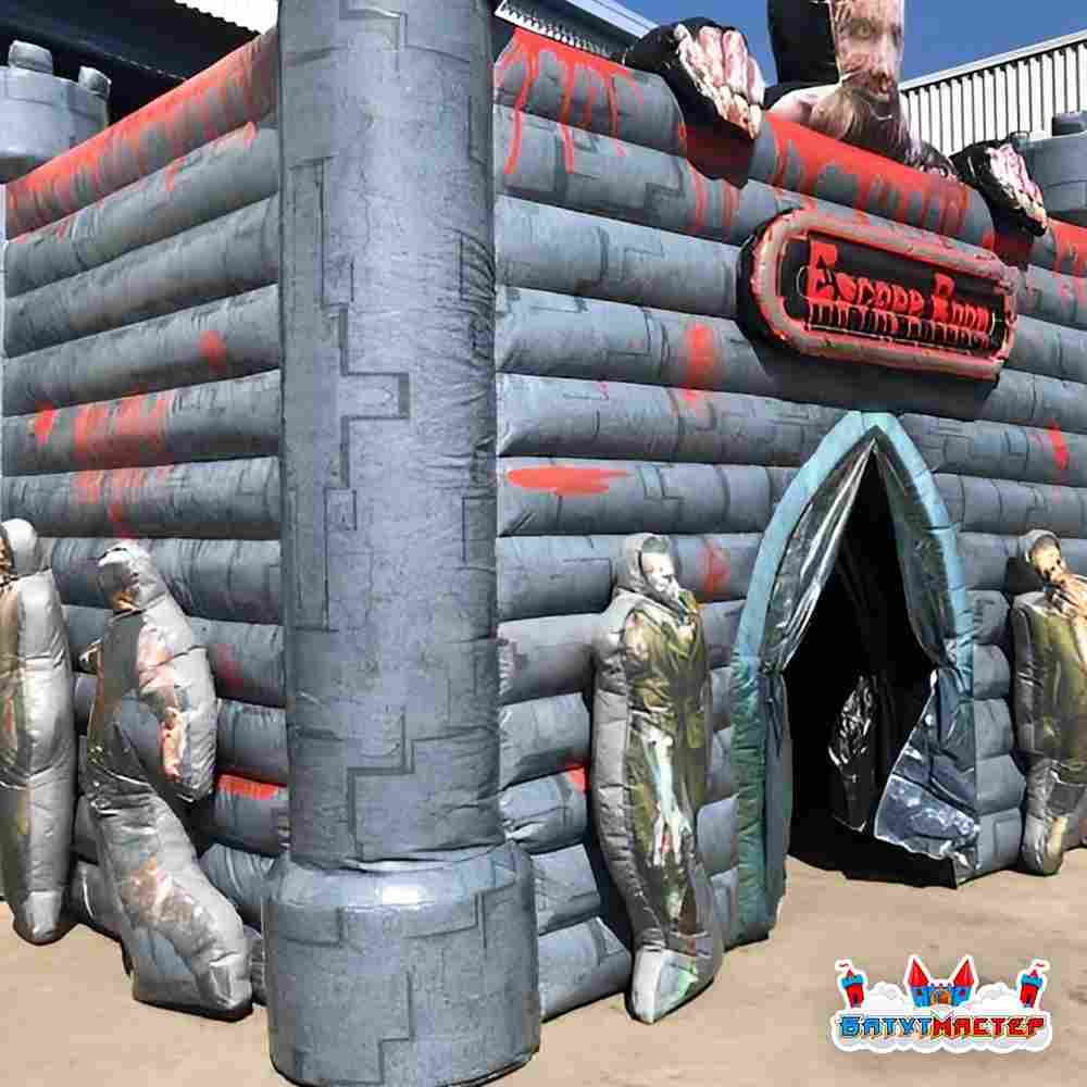 Надувная конструкция страха «Башня ужаса», 10×8×4 м