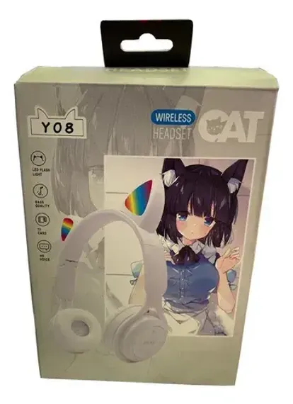 Plastic P47 (ağ) Wireless Headphone