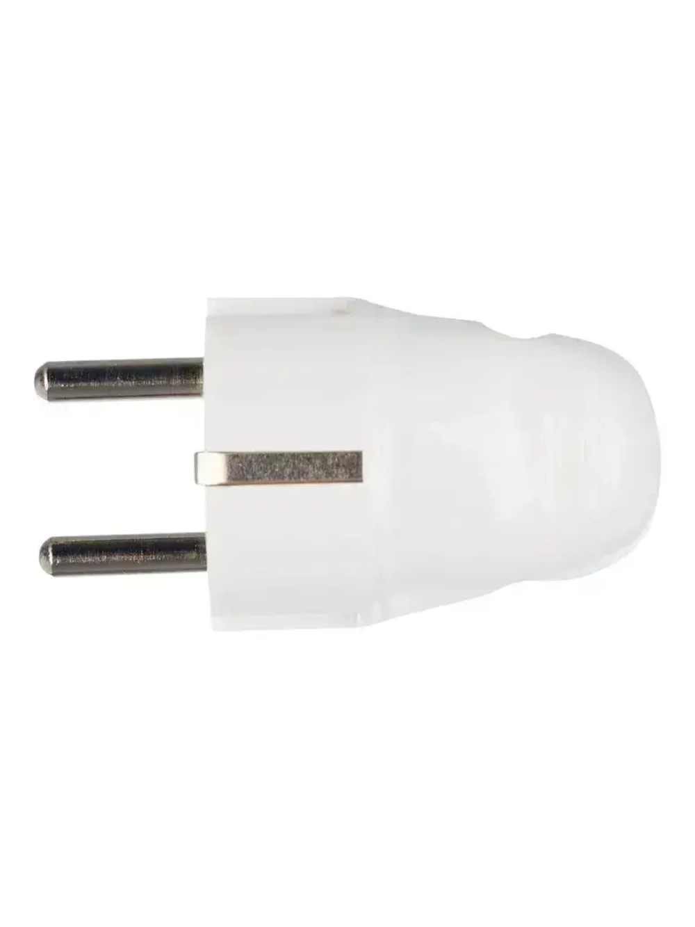 Вилка разборная угловая с заземляющими контактами 16А ВПу11-01-Ст, EVP11-16-01-K01, IEK Белый - 1 шт