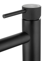 Смеситель для раковины высокий WONZON & WOGHAND, Черный матовый (WW-H1062-MB)