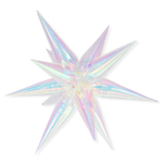 Шар фольгированный Звезда 3D 102 см (Перламутр)