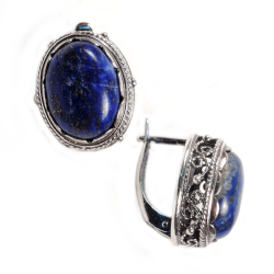 Серьги "Ориентал" лазурит