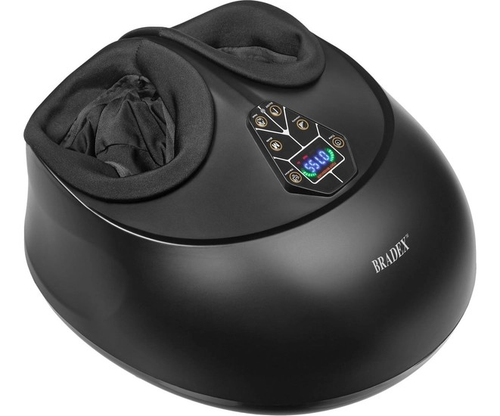 Массажер для ног роликовый электрический с подогревом и пультом управления Стеллар Bradex