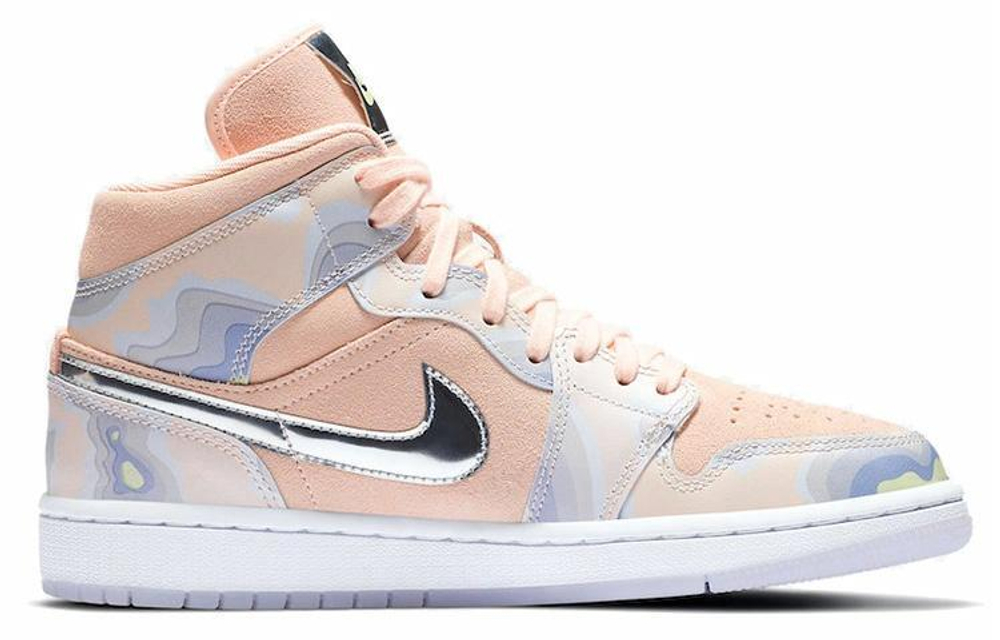 Кроссовки Jordan Air Jordan 1 Mid Se "P(Her)Spective" (Женская размерная сетка)