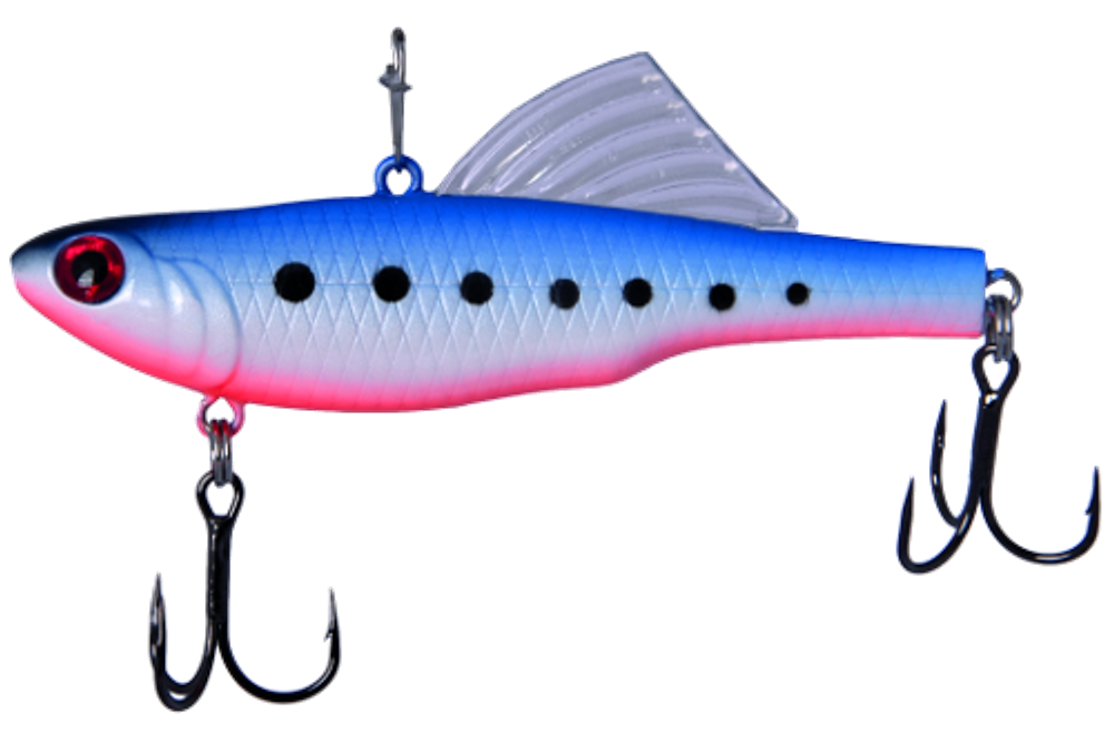 Виб ECOPRO Sandra-M 55мм 8г 085 Milk Blue Shad