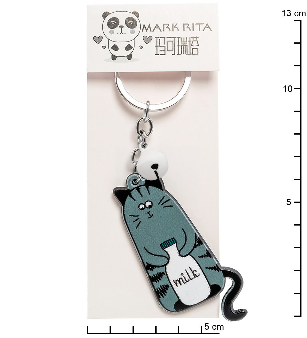 MR- 64 Брелок «Котик с молоком» Mark Rita