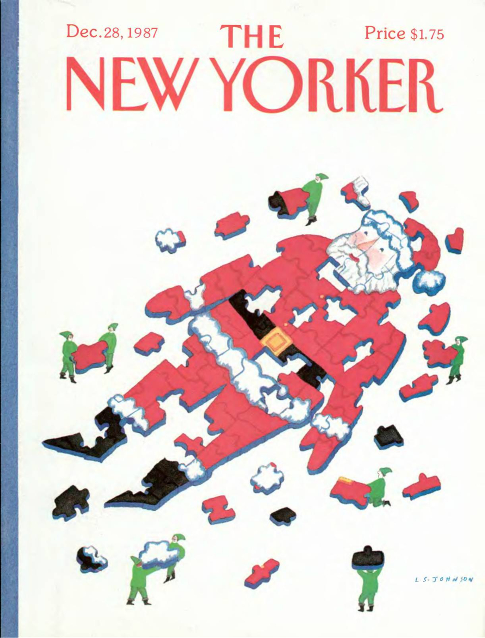 Журнал The New Yorker 28-12-1987