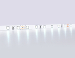 Светодиодная лента GS3003 2835 60Led/ 6W m/ 24V IP20 6500K/ 5000*8*1.2mm/ кратность резки 100mm (2 конт.)