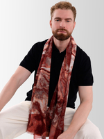 Шарф/ Палантин «Красный Оникс»