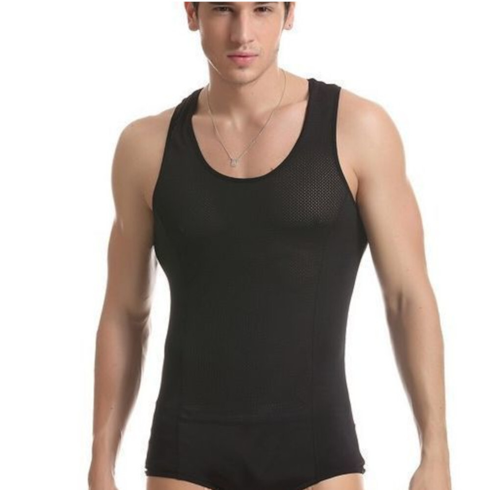 Мужское боди черное RUFSKIN Slim Stretch Bodysuit Black RF 12