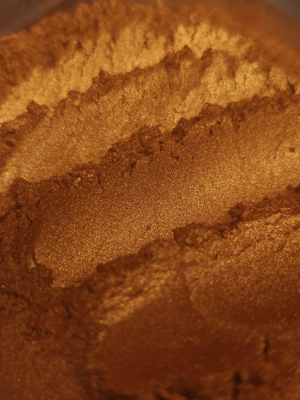 Премиум 9964 Оранжевый металлик - сухой перламутровый краситель