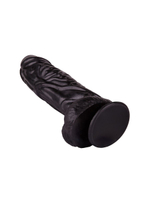 Фаллоимитатор LOVETOY – на присоске, черный, 20,5 см