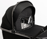 Детская коляска Peppy Tecla 3 в 1 с автокреслом Verona Beige Shadow Black Chrome Edition Черный