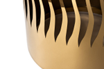 GY-ET8149GOLD Стол журнальный "Wave" тонир.стекло/зол. d50*51см