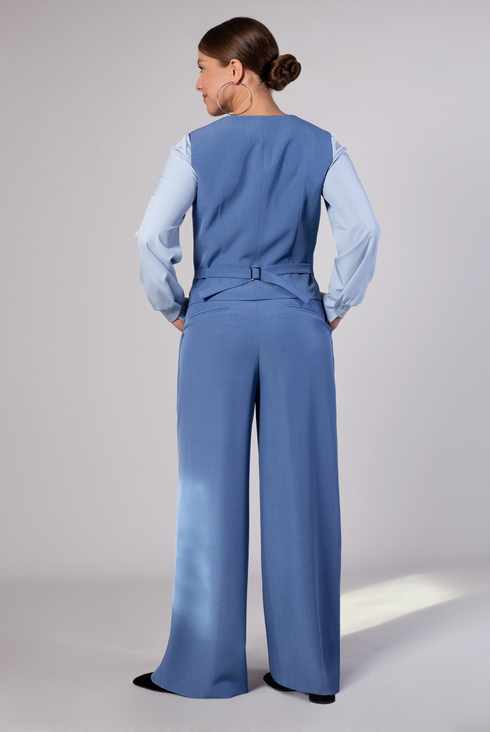 Брюки женские 4137АП, Серо-голубой #326Сго024137АП