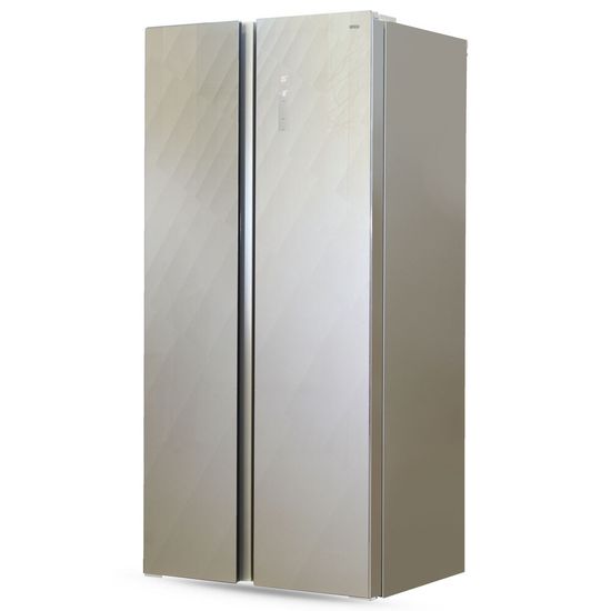 Холодильник Ginzzu NFK-465 Gold glass