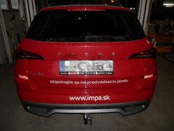 Оцинкованный фаркоп на Skoda Kamiq только для моделей с подготовкой под фаркоп 2019- (без электрики), Galia S136C