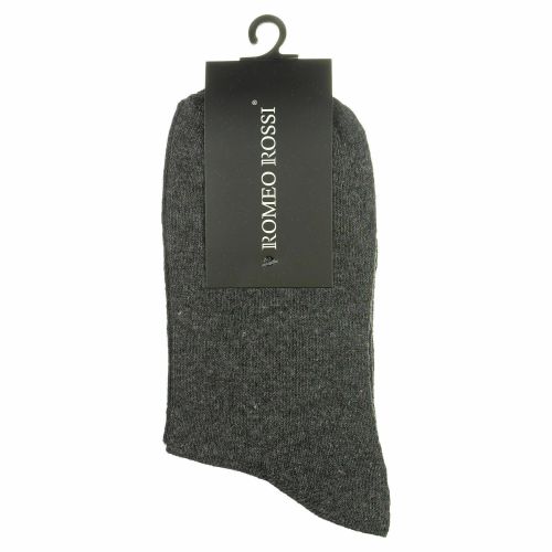Мужские носки темно-серые ROMEO ROSSI с шерстью 8043-4