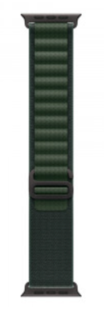 Apple Watch Ultra 2 (2024) 49mm Black Titanium Case with Dark Green Alpine Loop (M)