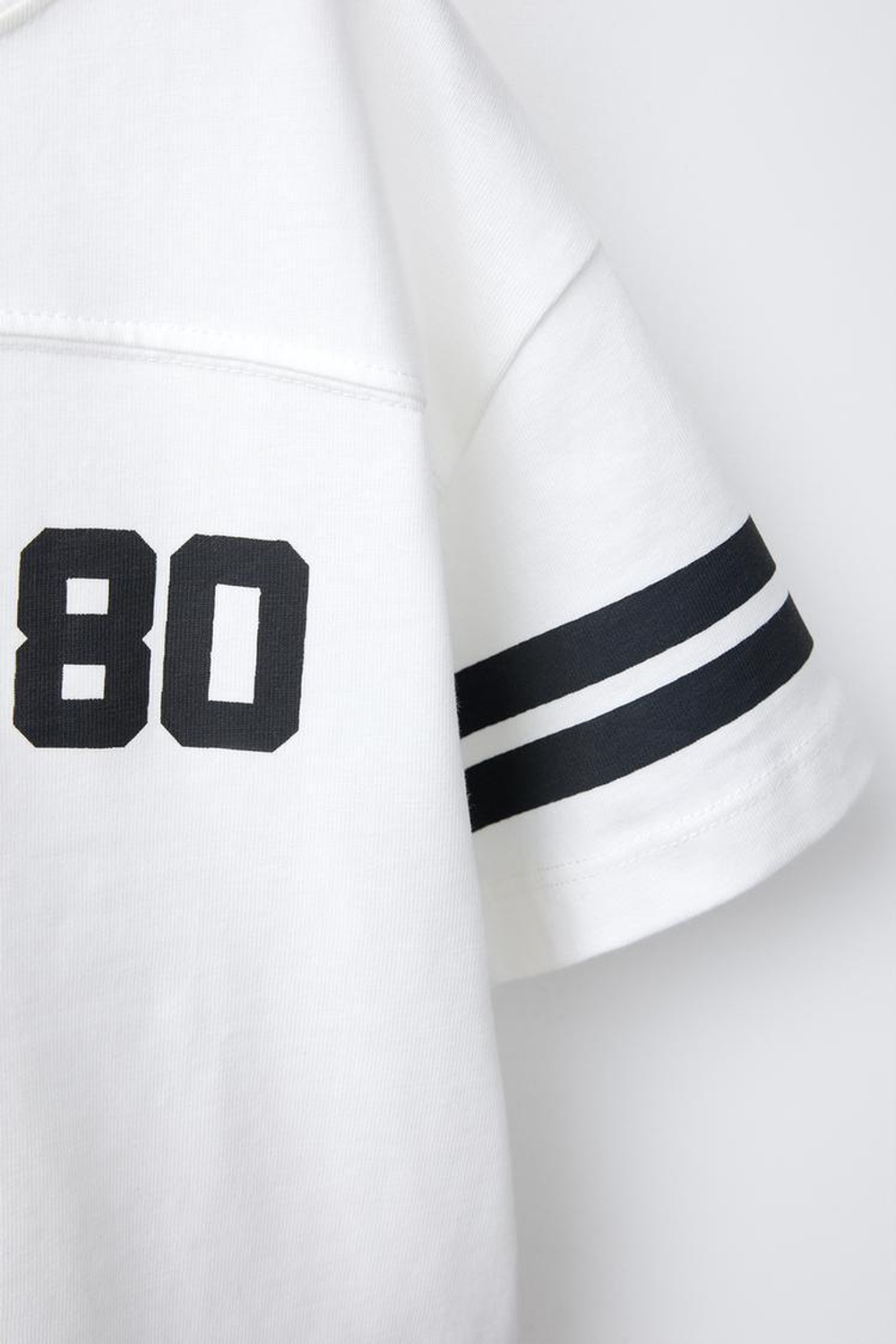 ZARA СПОРТИВНАЯ ФУТБОЛКА, БЕЛЫЙ