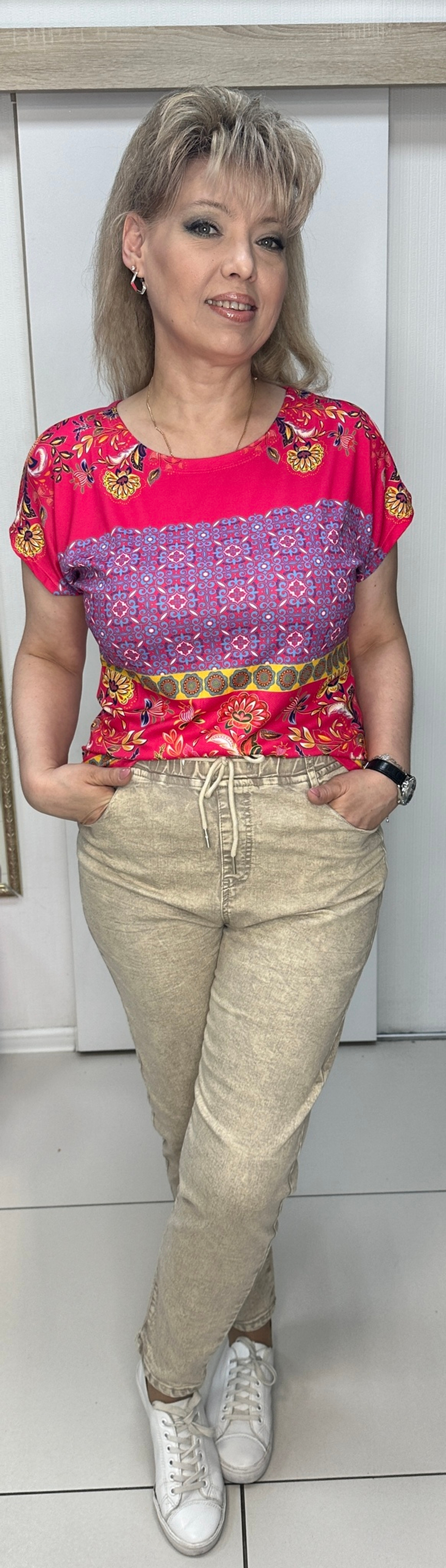 Яркий летний блузон