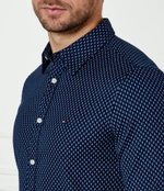 Рубашка BRUSHED PRINT Tommy Hilfiger - темно-синий(MW0MW36846)