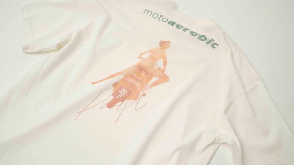 Футболка Motoaerobic молочная - фото 5