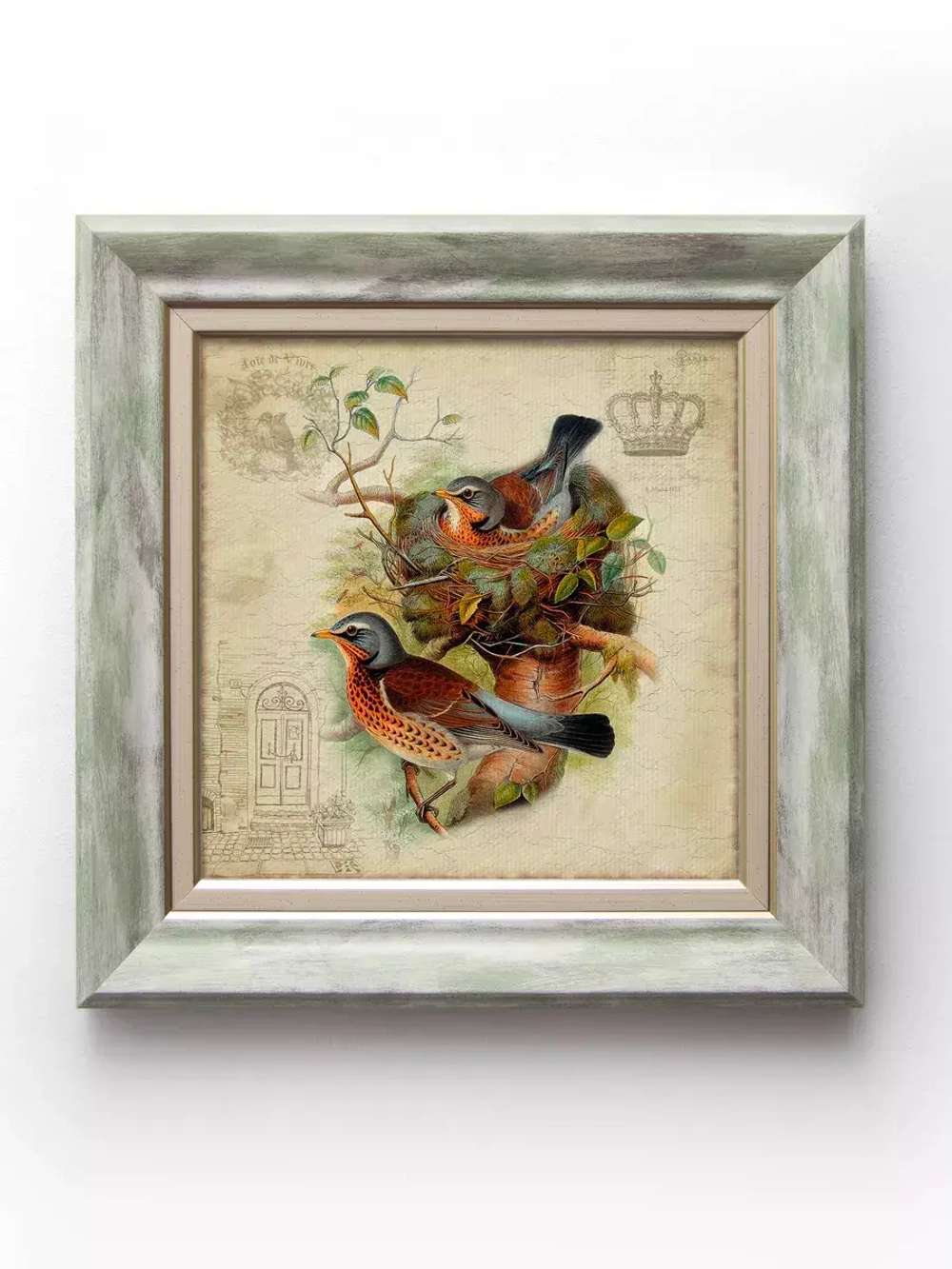 Картина на стену интерьерная на холсте 27,5*27,5 см