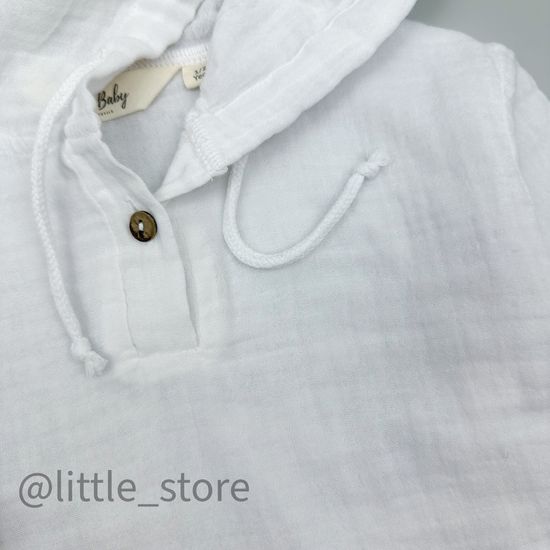 Рубашка муслиновая, Белая