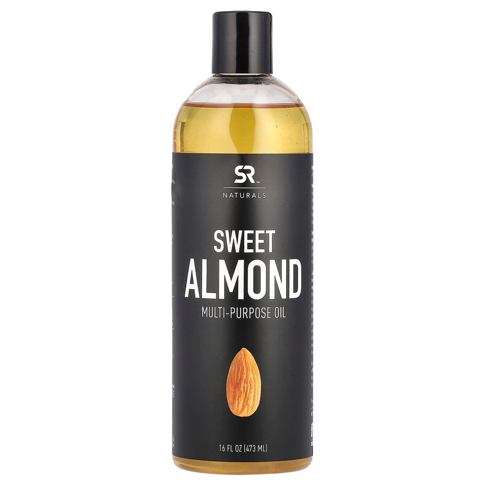 Sports Research, Многоцелевое масло сладкого миндаля, 16 ж. унц. (473 мл)