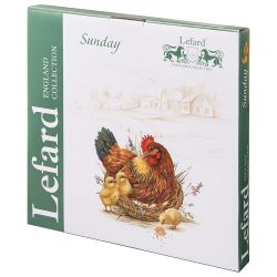 БЛЮДО ДЛЯ 8 ЯИЦ LEFARD "SUNDAY" 22 СМ (КОР=18ШТ.)