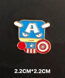 Металлический значок "Marvel" Капитан Америка