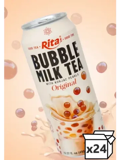 Молочный чай Бабл Ти с Оригинальным вкусом 490 мл * 24 шт