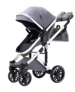 Детская коляска Luxmom F2A 2в1 (серый)