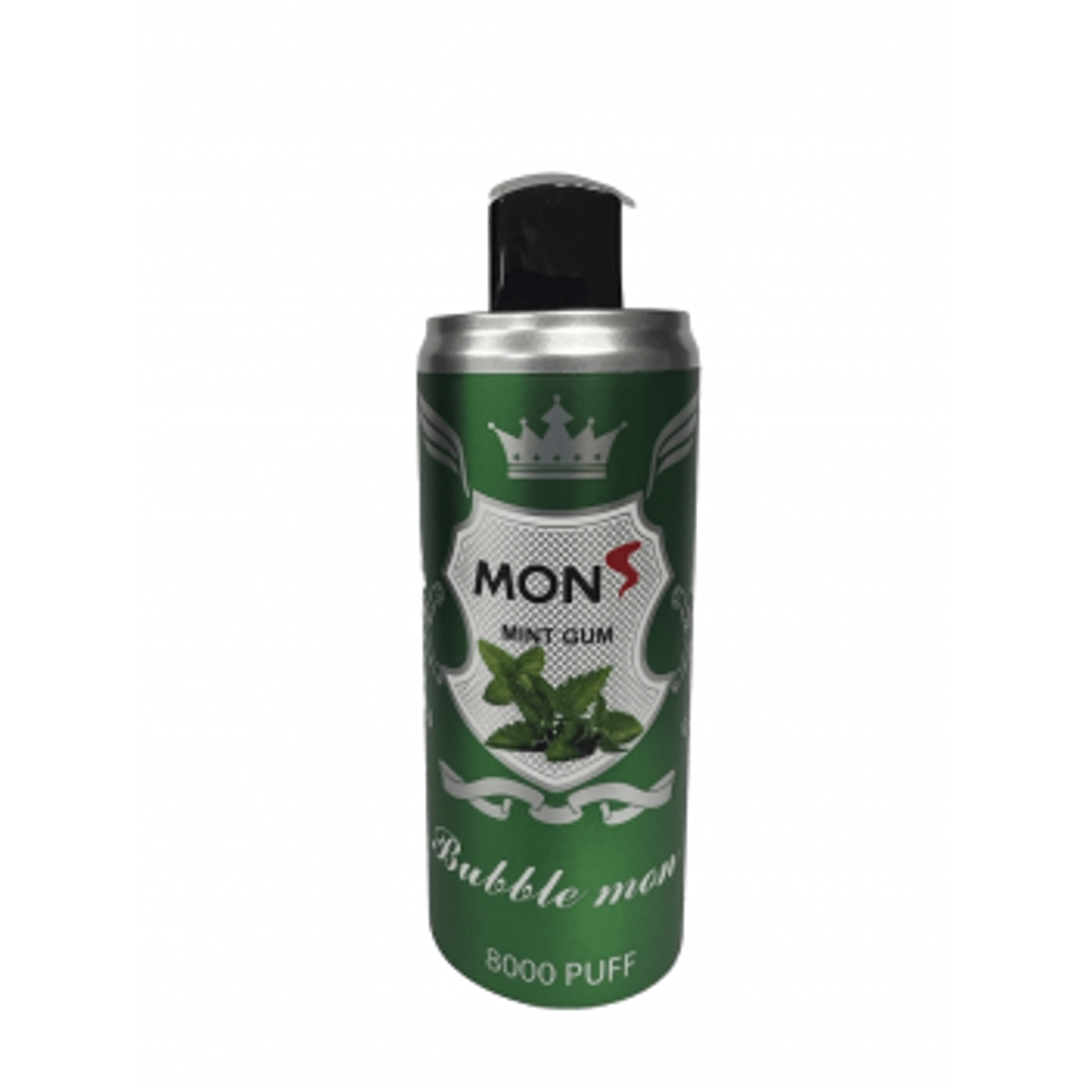 Bubble mon Жвачка с мятой 8000 затяжек 20мг (2%)
