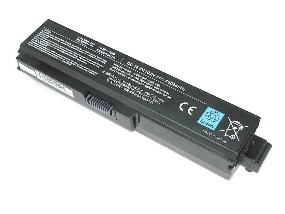 Аккумуляторная батарея для ноутбука Toshiba L750 (PA3634U-1BAS) 8800mAh 10.8V OEM черная